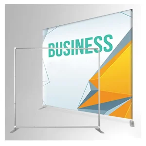 Hot Selling Outdoor Sport Advertising 8ft 10ft Portable Exhibition Tension Fabric Display Stand Act Fast Show Backdrop