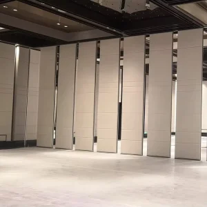Hotel Ballroom Semi-Automatic Moving Partition Door Hanging Track Activity Partition Wall Silent Screen