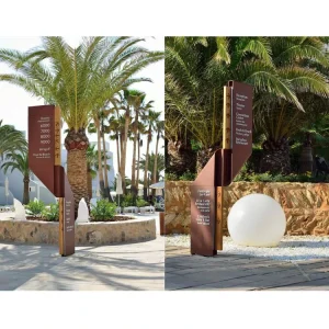 Hotel Outdoor Freestanding Directional Sign Board
