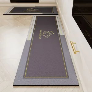 Household Soft Aborting Non Slip Area Carpets Rug Diatom Mud Foot Pad Anti Fatigue Kitchen Mat with Rubber Bottom
