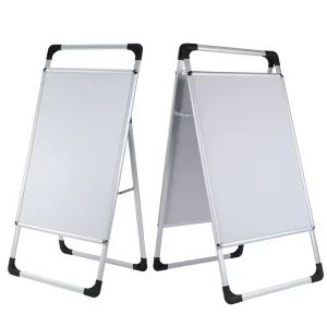 Human-Shaped Aluminum Alloy Folding Portable Single- and Double-Sided Poster Stand YL-5214
