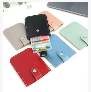 ID Card Holder Custom logo Cartoon Pattern Promotional Business Gift Slim Card Holder