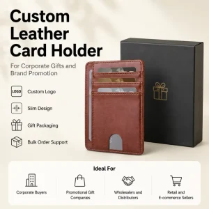 ID Card Holder Vertical Clear Window Multi Slot Pocket Office Accessory Custom Logo Porte Carte REACH Compliant