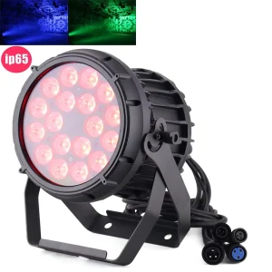 IP65 18x10w RGBWA 5in1 Led Outdoor Par Can Light Effect DMX512 Disco DJ Stage Waterproof Par Light