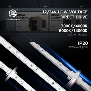IP65 Aluminum LED Strip Light 12V 1 Meter Hard Strip with Dimmable Backlight for Bar Illumination and Lightbox 3-Year Warranty