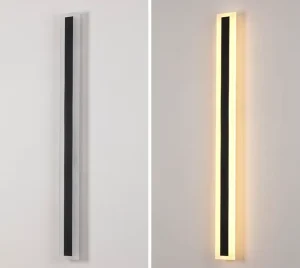IP65 Waterproof LED Indoor Outdoor Wall Linear Long Lamp with Strip Light Inside for Courtyard Garden Art Decoration No Cut Hole