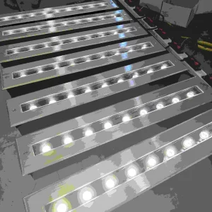 IP67 Waterproof Long Strip LED Inground Light for Garden Park Landscape Walkway Driveway Lawn