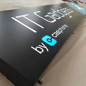 Illuminated LED Advertising Light Box Signboard for Storefront