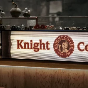 Illuminated LED Advertising Light Box for Store