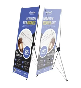 Indoor Advertising Printing X Stand Banner Rack for Outdoor Activities