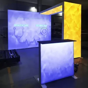 Indoor Aluminum Frameless Tension Fabric LED Trade Show Light Box