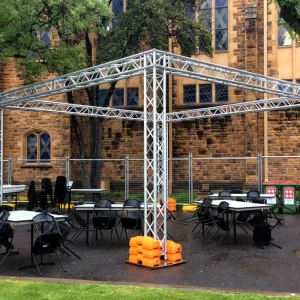 Indoor Aluminum Stage Frame Spigot Lighting Truss Square Mini Trade Show Booth Truss for Exhibition