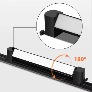 Indoor Commercial LED Track Floodlight 10W 20W 30W 40W Ceiling Rail System
