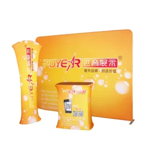 Indoor Event 10ft Pop-Up Stretch Tension Fabric Backdrop Display Booth