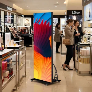 Indoor Floor-Standing P1.86, P2, and P2.5 LED Poster Display with Wi-Fi Control