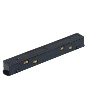 Indoor Lighting 4 Wire LED Magnetic Track Rail Joiner Connector Spotlight Adapter for Office Use 48V Aluminum High CRI 95