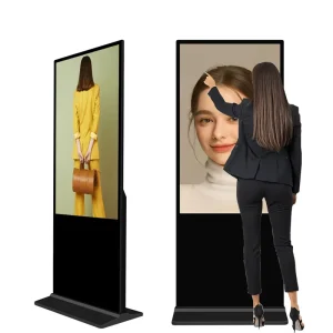 Indoor Mobile LCD Touchscreen Digital Signage Totem Floor-Standing Display