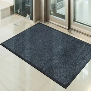 Indoor Outdoor Cut Pile Washable Anti Slip Rubber Back Sanitizing Front Door Mat 100% Nylon