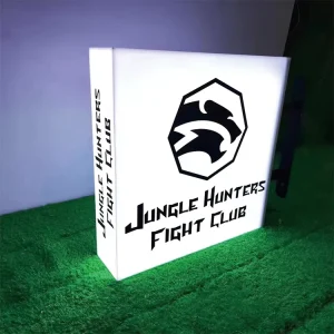Indoor Outdoor Metal Frame Acrylic Letter Light Box Sign