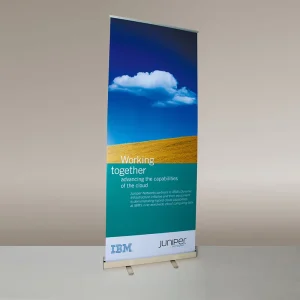 Indoor Portable Retractable Roll-Up Banner Stand