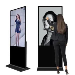 Indoor Touchscreen LCD Digital Signage Totem Floor-Standing Display for Retail Stores