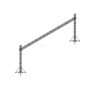 Indoor and Outdoor Aluminum Alloy LED Screen Lighting Spigot Truss Goal Post and Finish Line Truss