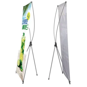 Indoor and Outdoor High Quality Banner Printed Poster Exhibition Stand X Banner Stand for Trade Show