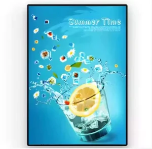 Indoor and Outdoor LED Fabric Light Box with Steel Aluminum Frame and Acrylic Panel