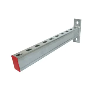 Industrial Adjustable Trough Bridge Accessories Horizontal Support Arm Pipe Gallery Bracket Cable Ladder Tray Anodized