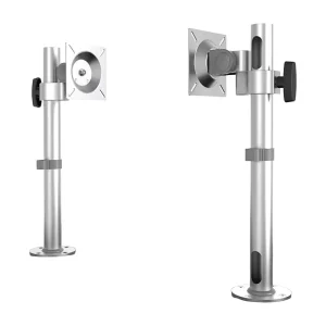 Industrial Computer LCD Bracket 70cm Aluminum Alloy Rod Lifting Vertical Pole Desktop Base