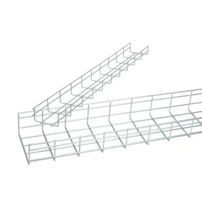 Industrial Hot Dip Galvanized Stainless Steel Wire Mesh Cable Tray 200kg Capacity 6m Length 150mm Width for Weight Support