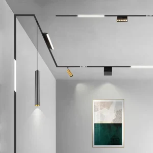 Industrial Museum LED Linear Track Downlight 2700K 3000K 5000K 25W 30W 220V Ultra-Narrow Beam