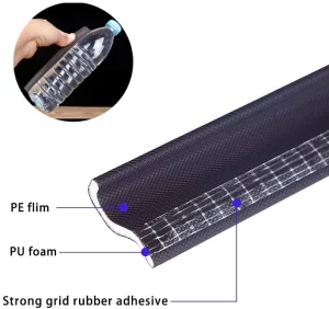 Industrial PU Foam Seal Strip for Sliding and Wooden Doors Waterproof Soundproof Weather Strip