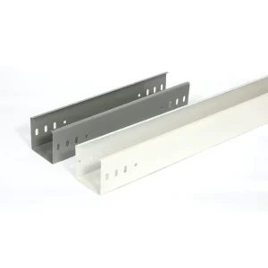 Industrial Powder Coated Spray Painted Trough Electrical Cable Tray CE