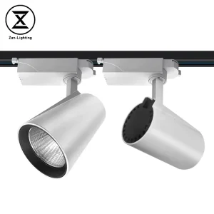Intelligent Dimming High Luminous Efficiency High Lumen 170V 265V 30W Aluminum Spotlight Indoor Home COB LED Track Light