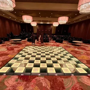 Interactive 50x50cm Color-Changing 3D Star LED Dance Floor for Indoor Playgrounds