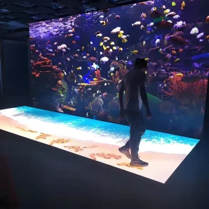 Interactive Sensitive Floor LED Screen Dance Floor Tiles and Stage LED Panels for Stores and Shopping Malls