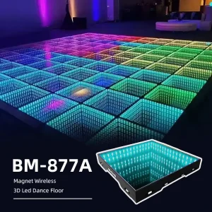 Interactive Sensor RGB Full-Color Digital Pixel Floor Tiles for Festivals, Concerts, Clubs, and Lounges