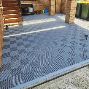 Interlocking Sports Floor Tiles for Garages Exhibition Floor Modular Flooring