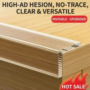 Invisible Transparent Corner Guards Acrylic Anti Collision Bumper Strips for Baby Safety Table & Wall Edge Protection