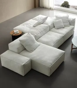 Italian Minimalist Living Room Furniture Multi Configuration DIY Module Combine Designer Sofa