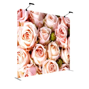 JR-Z33 EZ 8ft Tension Fabric L-Stand Tube Display Custom Backdrop