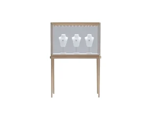 Jewelry Glass Display Cabinet for Necklaces and Earrings