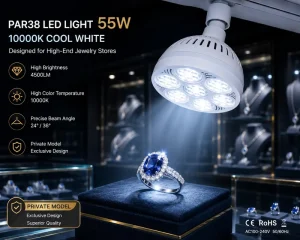 Juno Halo L Type Tracking Light System LED PAR38 55W 60W & LED PAR30 35W 40W North America Market E26 E27 Track Holder