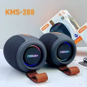 KMS 288 Portable Wireless Speaker 1200mAh Large Battery Colorful Lighting Bluetooth Stereo Speaker