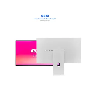 KUYCON G32X 60 Hz 1500 1 Contrast Ratio 500cd m Brightness IPS 32 Inch Display Desktop Computer Monitor 6k Screen with Bracket