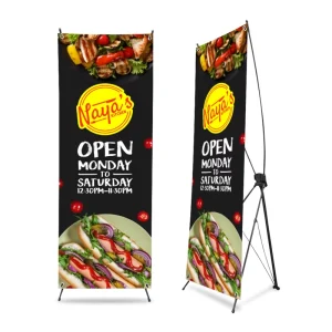Korean Type X Stand, X-Shaped Aluminum Frame, Indoor and Outdoor
