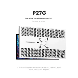 Kuycon P27G New Design All Aluminum Alloy Body 27 Inch Gaming Screen Monitor Ips 4k 60hz Computer Monitor Without Bracket