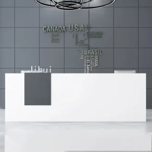 L-Shaped Office Reception Counter and Front Desk