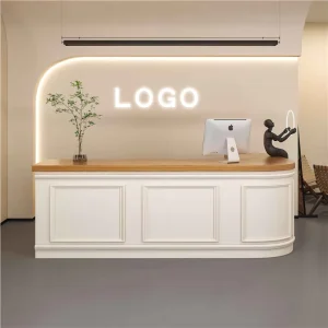 L-Shaped Wine Bar Counter for Cafe Restaurant Hotel